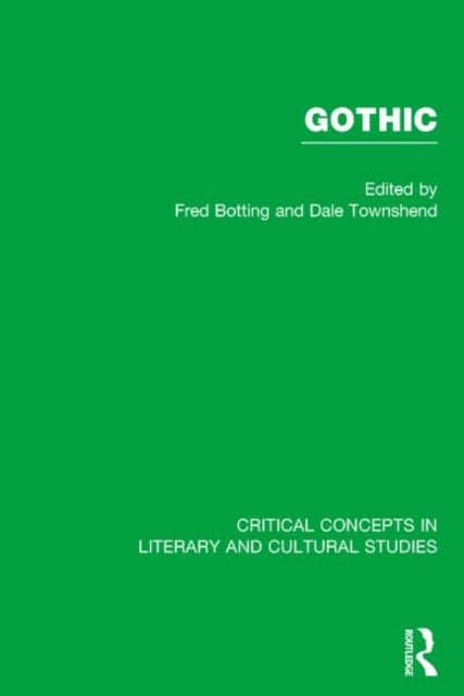 Book cover of: Gothic. By: Fred Botting