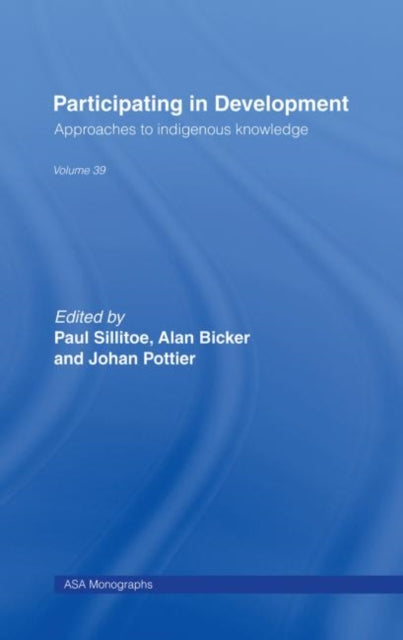 Book cover of: Participating in Development. By: Paul Sillitoe