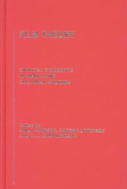 Book cover of: Film Theory. By: Philip Simpson