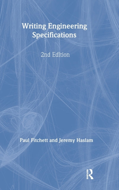 Book cover of: Writing Engineering Specifications. By: Paul Fitchett