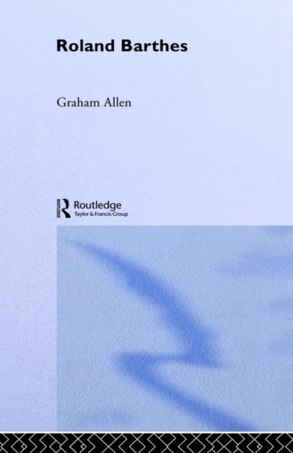 Book cover of: Roland Barthes