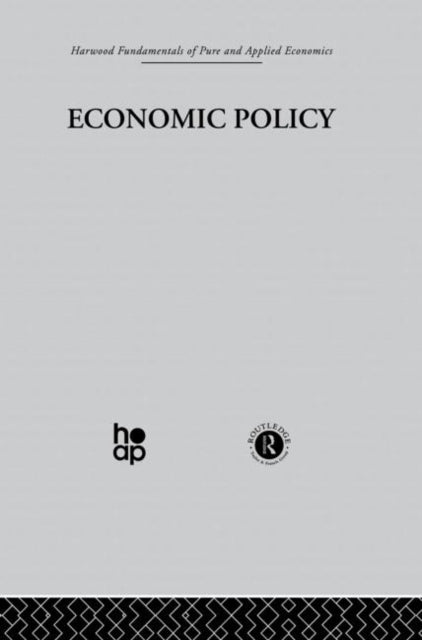 Book cover of: N: Economic Policy. By: J. Lesourne
