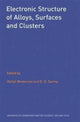 Book cover of: Electronic Structure of Alloys, Surfaces and Clusters