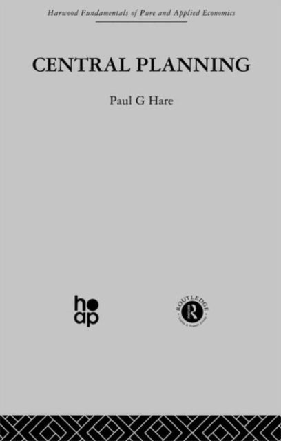 Book cover of: Central Planning. By: P. Hare