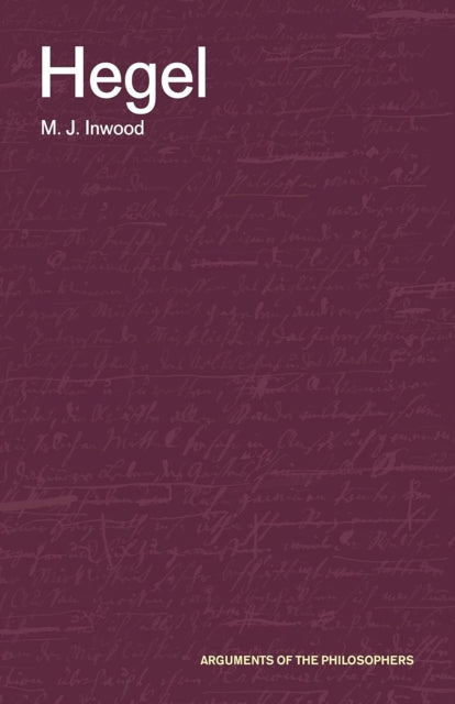 Book cover of: Hegel. By: Michael Inwood
