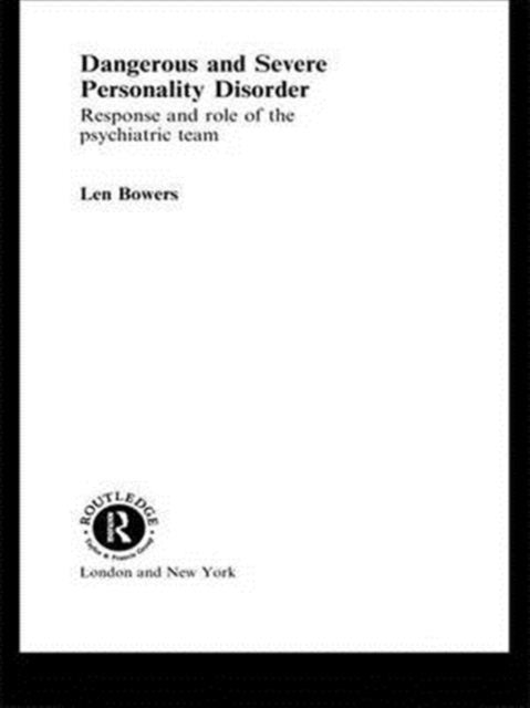 Book cover of: Dangerous and Severe Personality Disorder