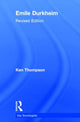 Book cover of: Emile Durkheim. By: Prof K Thompson