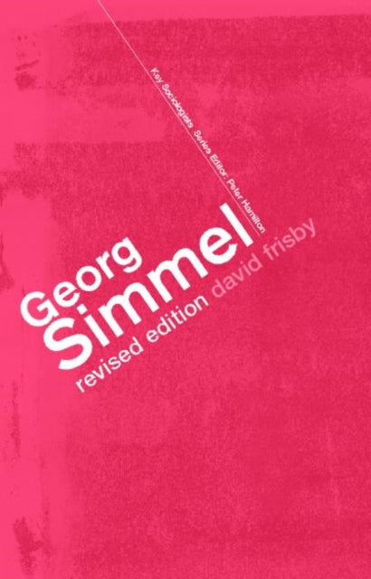 Book cover of: Georg Simmel. By: David Frisby