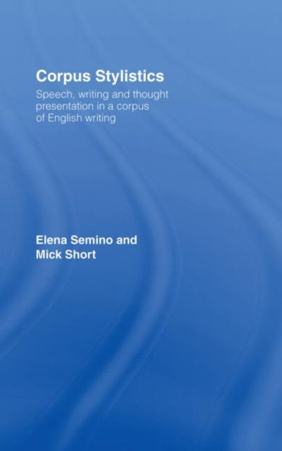 Book cover of: Corpus Stylistics