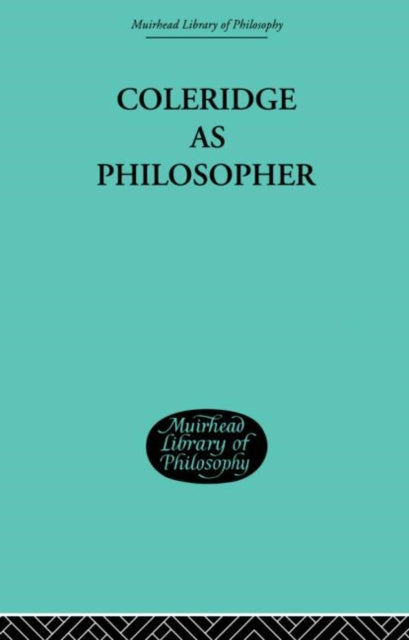 Book cover of: Coleridge as Philosopher. By: John Muirhead
