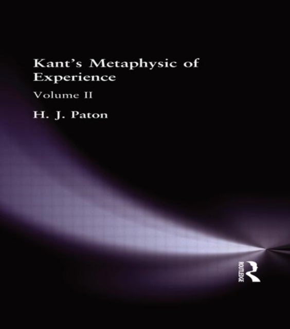 Book cover of: Kant's Metaphysic of Experience