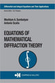 Book cover of: Equations of Mathematical Diffraction Theory. By: Mezhlum A. Sumbatyan