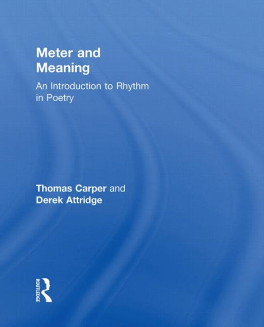 Book cover of: Meter and Meaning