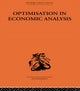Book cover of: Optimisation in Economic Analysis. By: Gordon Mills