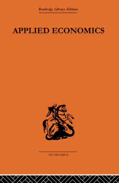 Book cover of: Applied Economics. By: A. J. Brown