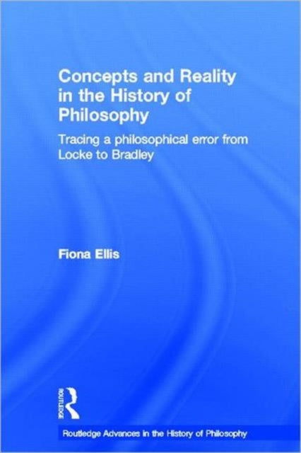 Book cover of: Concepts and Reality in the History of Philosophy