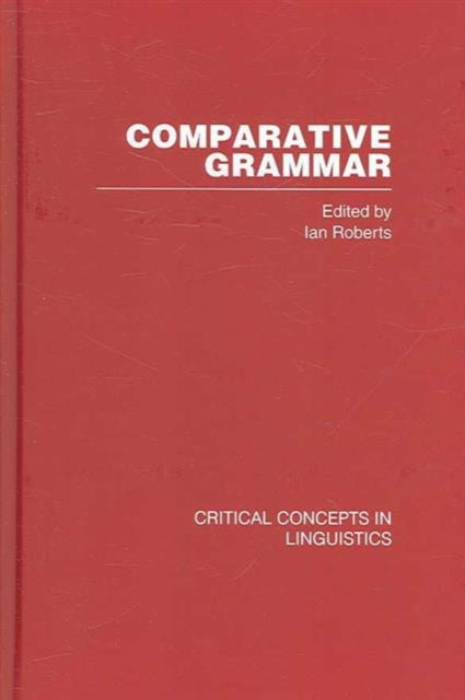 Book cover of: Comparative Grammar. By: Ian G. Roberts