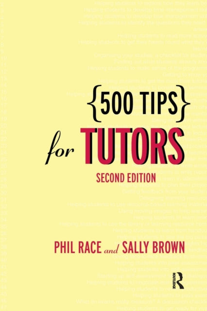 Book cover of: 500 Tips for Tutors