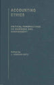 Book cover of: Accounting Ethics. By: J. Edward Ketz