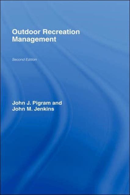 Book cover of: Outdoor Recreation Management