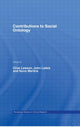 Book cover of: Contributions to Social Ontology. By: Lawson/Spiro/Ma