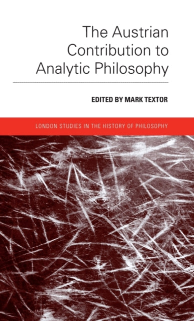 Book cover of: Austrian Contribution to Analytic Philosophy