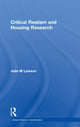 Book cover of: Critical Realism and Housing Research. By: Julie Lawson