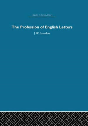 The Profession of English Letters