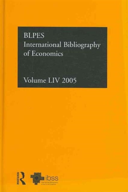 Book cover of: IBSS: Economics: 2005 Vol.54. By: British Library