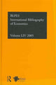 Book cover of: IBSS: Economics: 2005 Vol.54. By: British Library