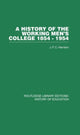 Book cover of: History of the Working Men's College. By: J.F.C Harrison