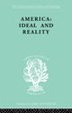 Book cover of: America - Ideal and Reality. By: Werner Stark