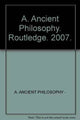 Book cover of: A. Ancient Philosophy