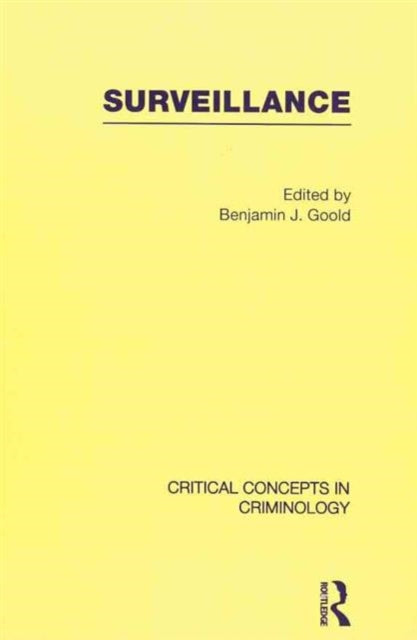 Book cover of: Surveillance