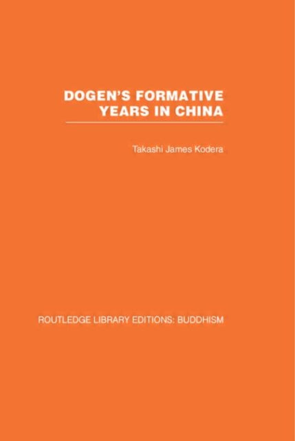 Dogen's Formative Years