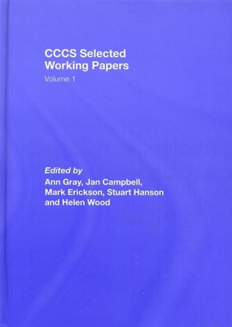 Book cover of: CCCS Selected Working Papers. By: Ann Gray