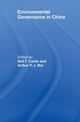 Book cover of: Environmental Governance in China