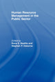 Book cover of: Human Resource Management in the Public Sector. By: Rona S Beattie