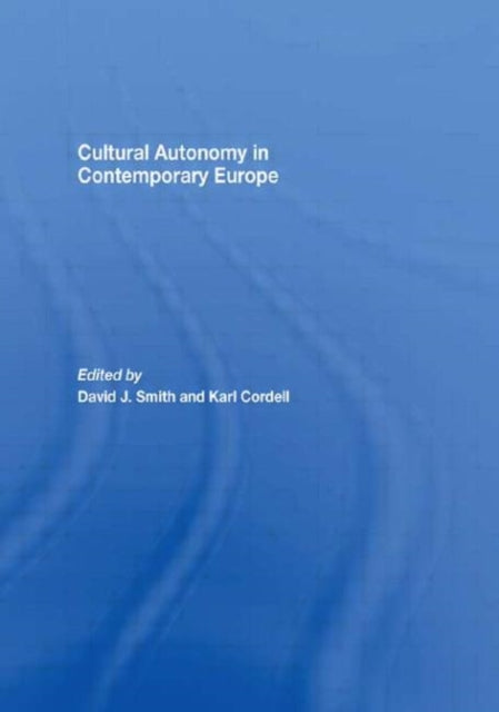 Book cover of: Cultural Autonomy in Contemporary Europe