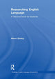 Book cover of: Researching English Language. By: Alison Sealey
