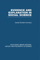 Book cover of: Evidence and Explanation in Social Science. By: Gerald Studdert-Kennedy