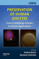 Book cover of: Preservation of Human Oocytes. By: Andrea Borini