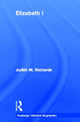 Book cover of: Elizabeth I. By: Judith M. Richards