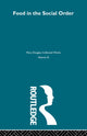 Book cover of: Food in the Social Order. By: Mary Douglas