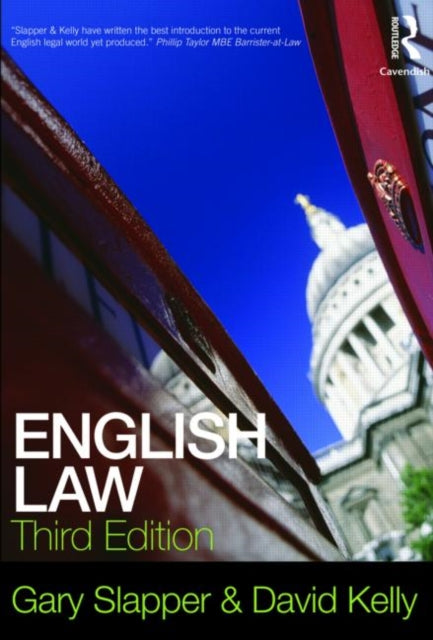 Book cover of: English Law. By: Gary Slapper