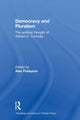 Book cover of: Democracy and Pluralism. By: Alan Finlayson