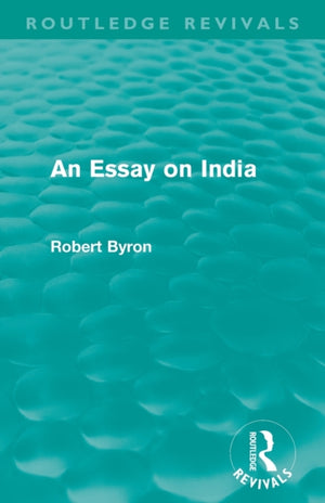 An Essay on India (Routledge Revivals)