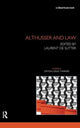 Book cover of: Althusser and Law. By: Laurent Desutter