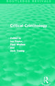 Book cover of: Critical Criminology (Routledge Revivals). By: Ian Taylor
