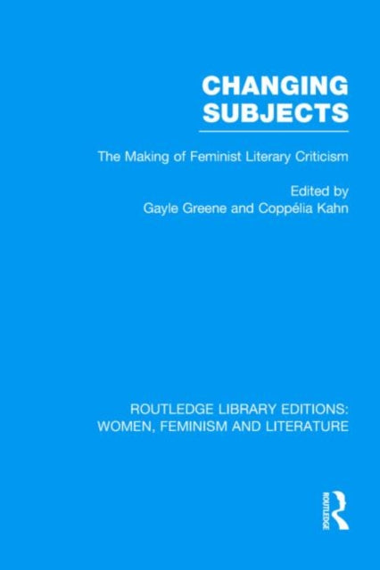 Book cover of: Changing Subjects
